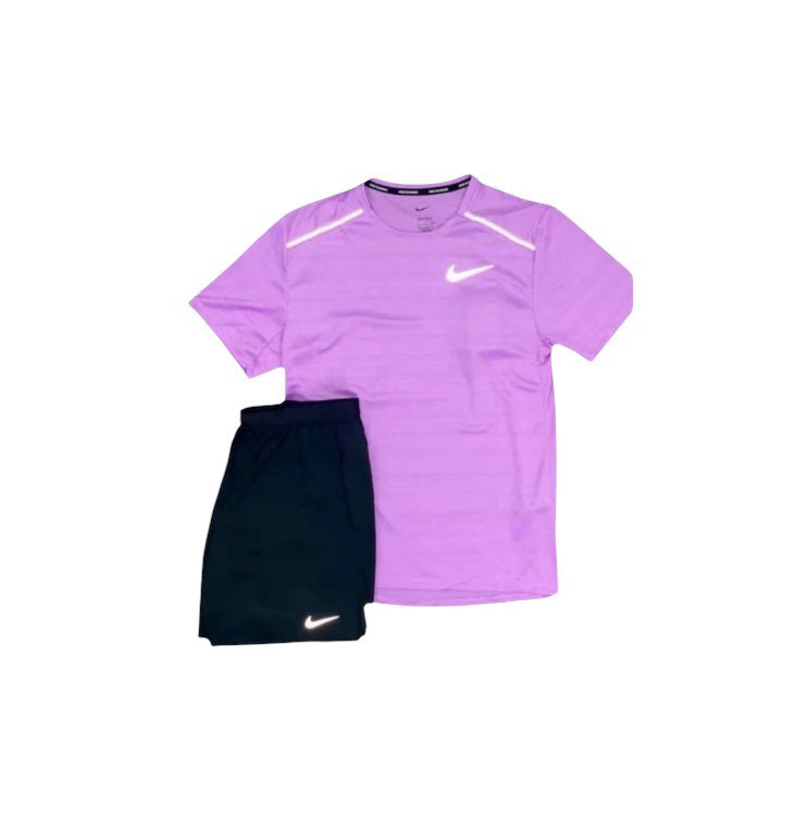 Ensemble été running - violet