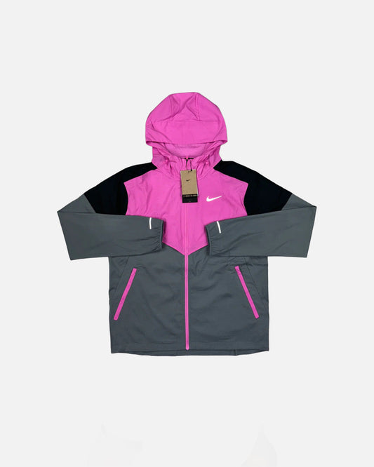 Veste Nike running - gris/rose/noir