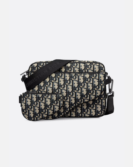 Sacoche Dior - motif/noir