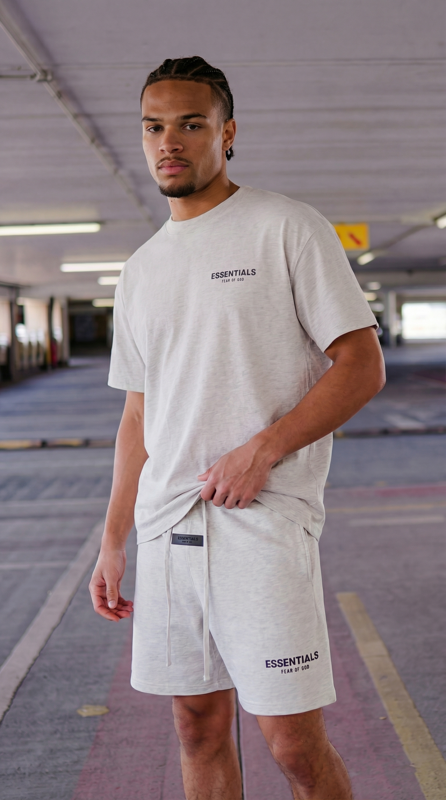 Essential Shorts – Arctic Ash