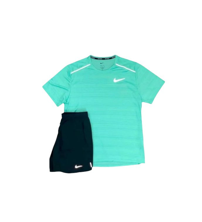 Ensemble été running - bleu turquoise