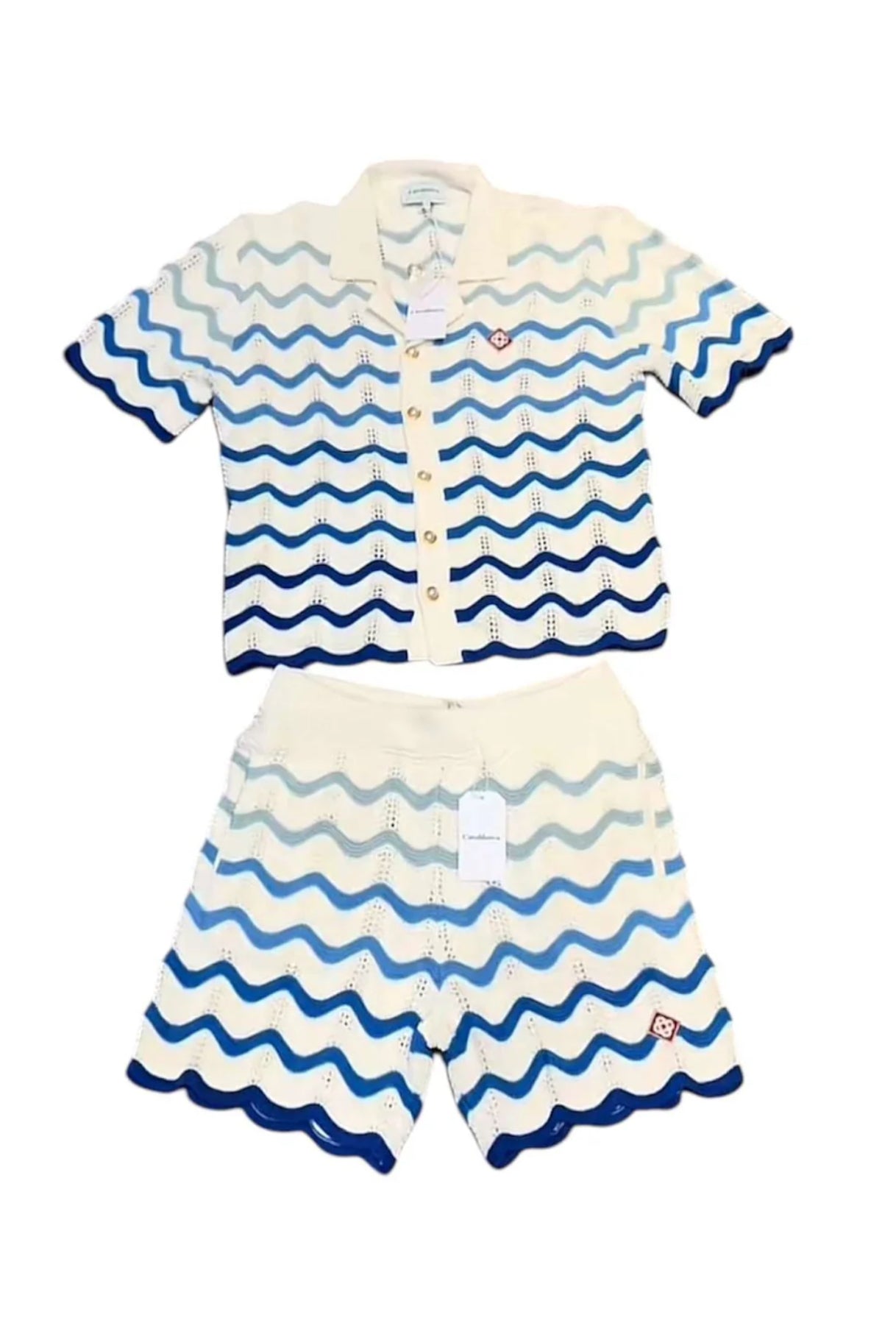 Ensemble casa - blanc/bleu